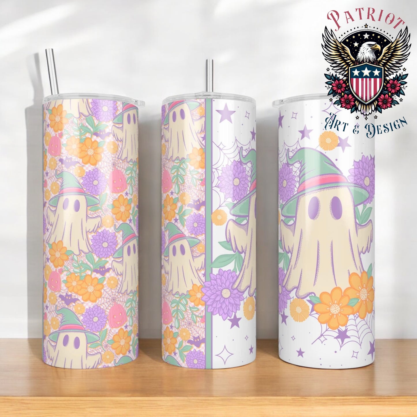 Pastel Floral Tumbler